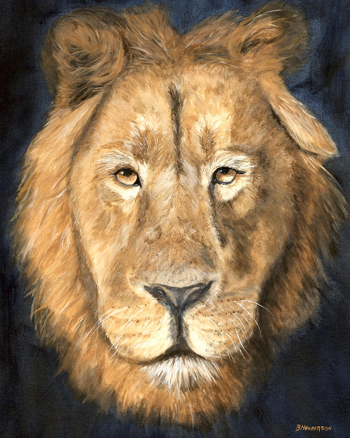 Lion King Painting by Betty Henderson - Fine Art America