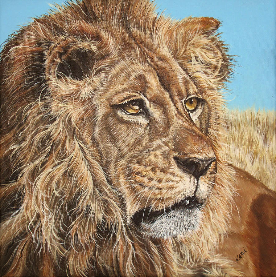 Lion King Painting by Katie McConnachie