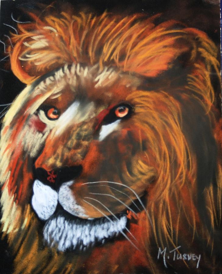 Lion King Pastel by Michele Turney