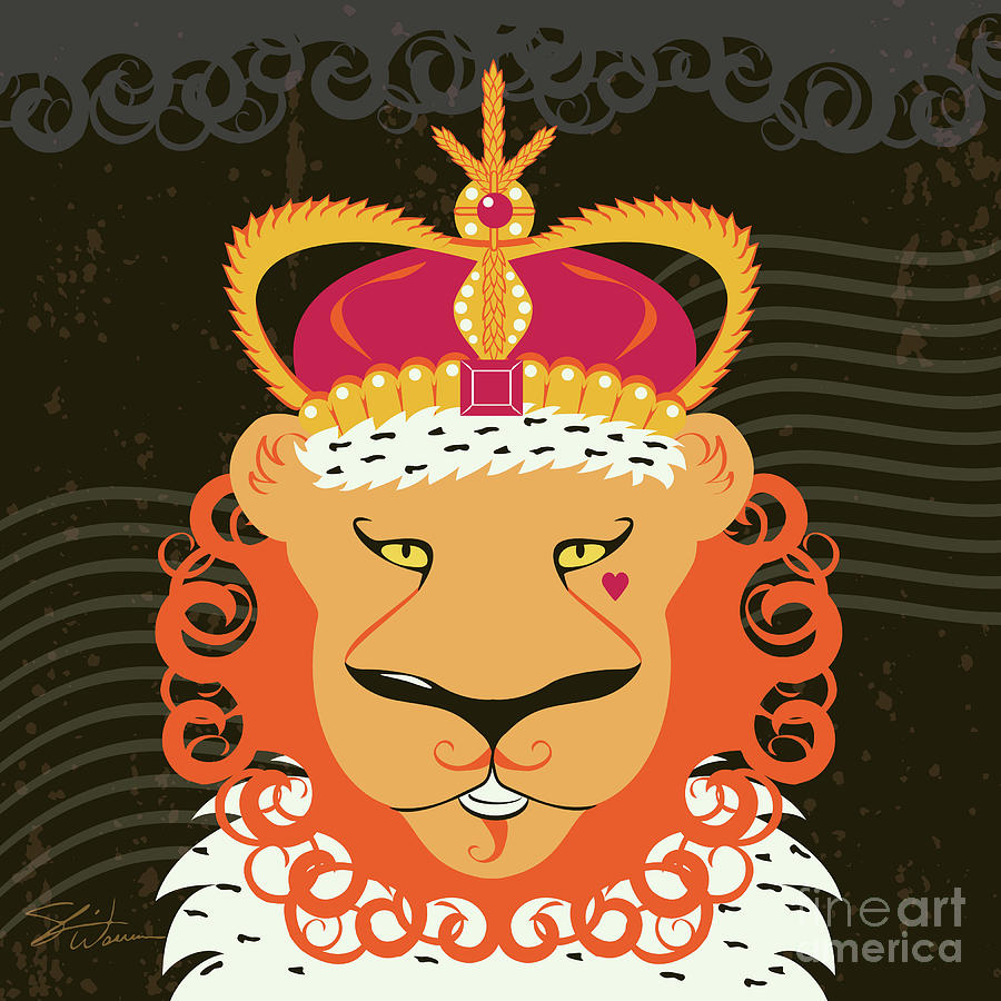 Beer Digital Art - Lion King by Shari Warren