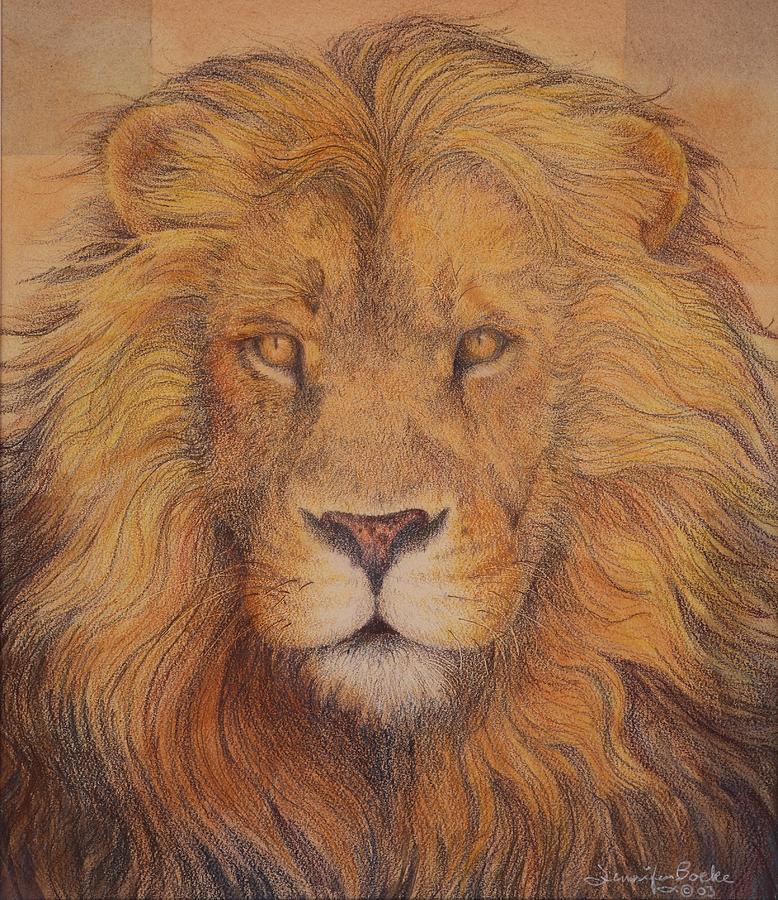 Lion Of Judah Painting By Jennifer Boeke Fine Art America   Lion Of Judah Jennifer Boeke 