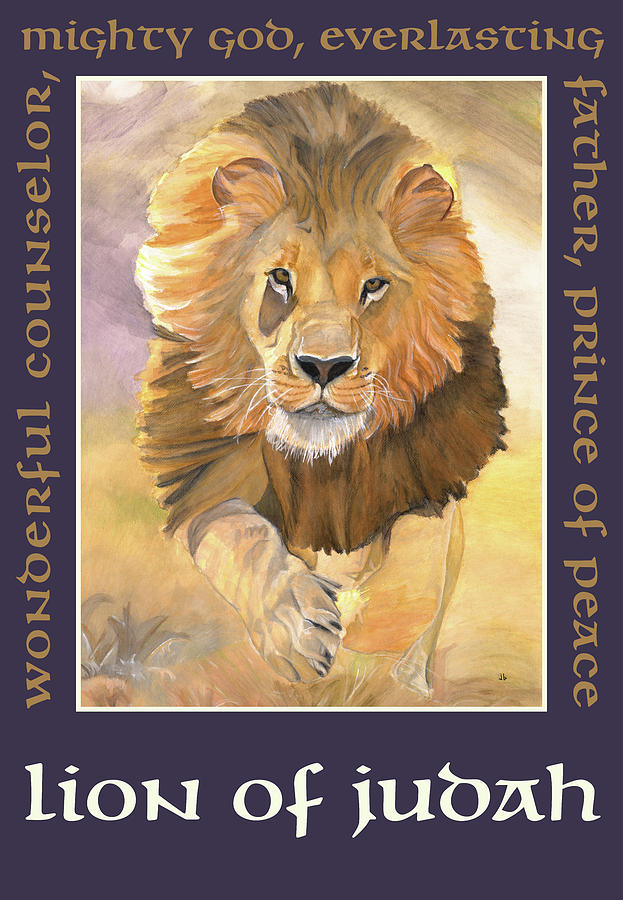 Lion of Judah Painting by Jodi Bowersox - Fine Art America