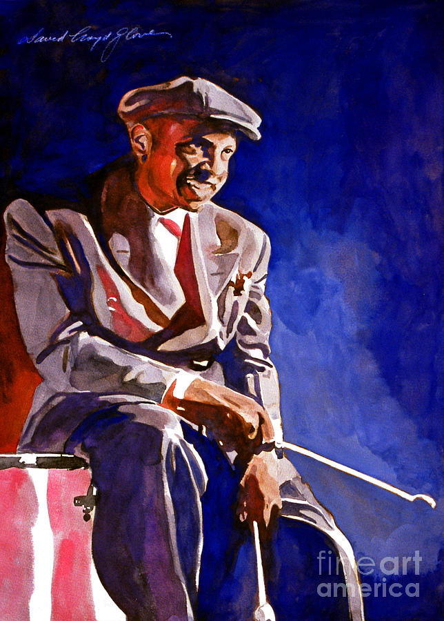 Lionel Hampton  Painting by David Lloyd Glover