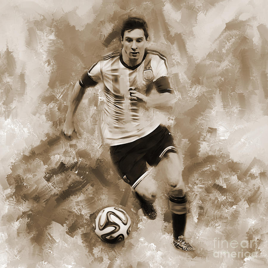 Lionel Messi Painting - Lionel Messi 094f by Gull G