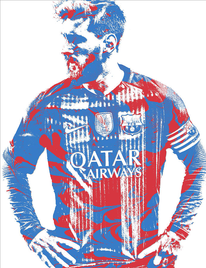 Fc Barcelona Pixel Art Soccer