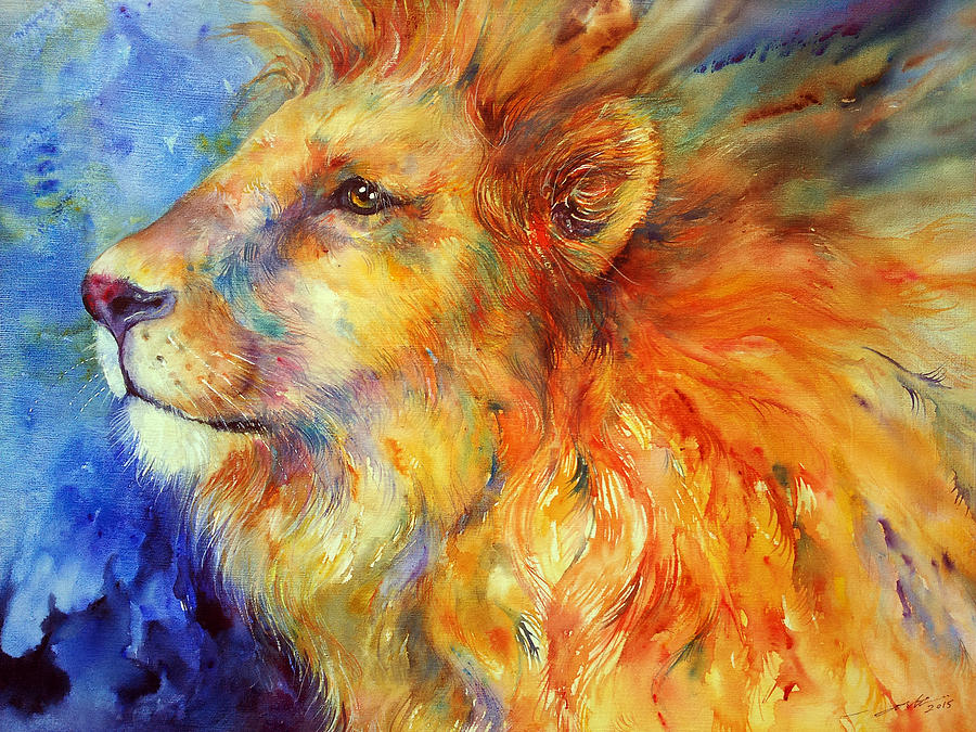 LionHeart Painting by Arti Chauhan