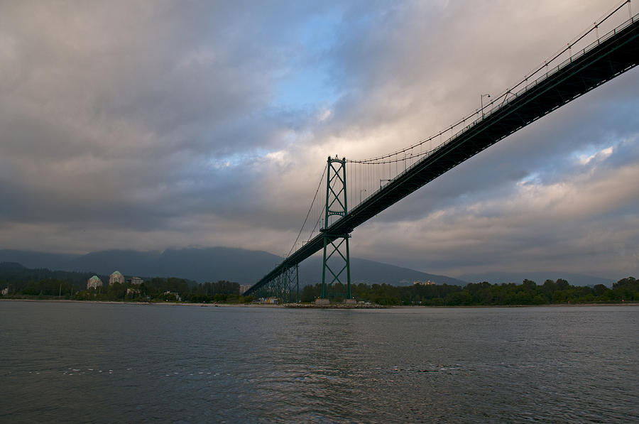 Lions Gate bridge Photograph by Terry Dadswell