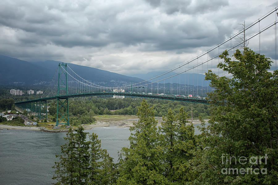 Lions gate bridge, Vancouver Photograph by Patricia Hofmeester