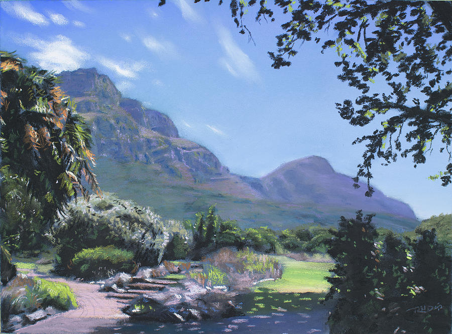 Kirstenbosch View Painting by Christopher Reid