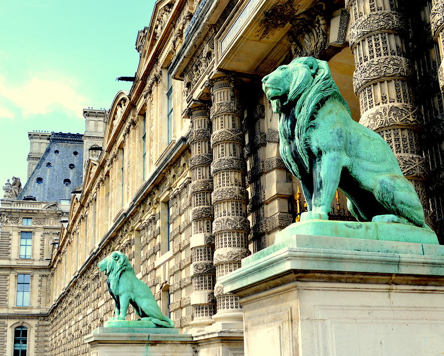 Lions of the Louvre  Photograph by Marla McPherson