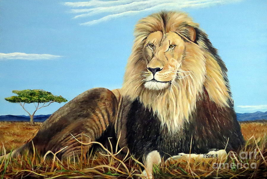 Lions Pride Painting by Marilyn McNish
