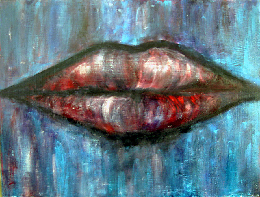 Lips 2 Painting by Will Felix
