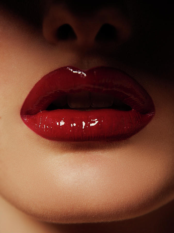 Lips And Shadows Photograph by Massimiliano Cori - Fine Art America