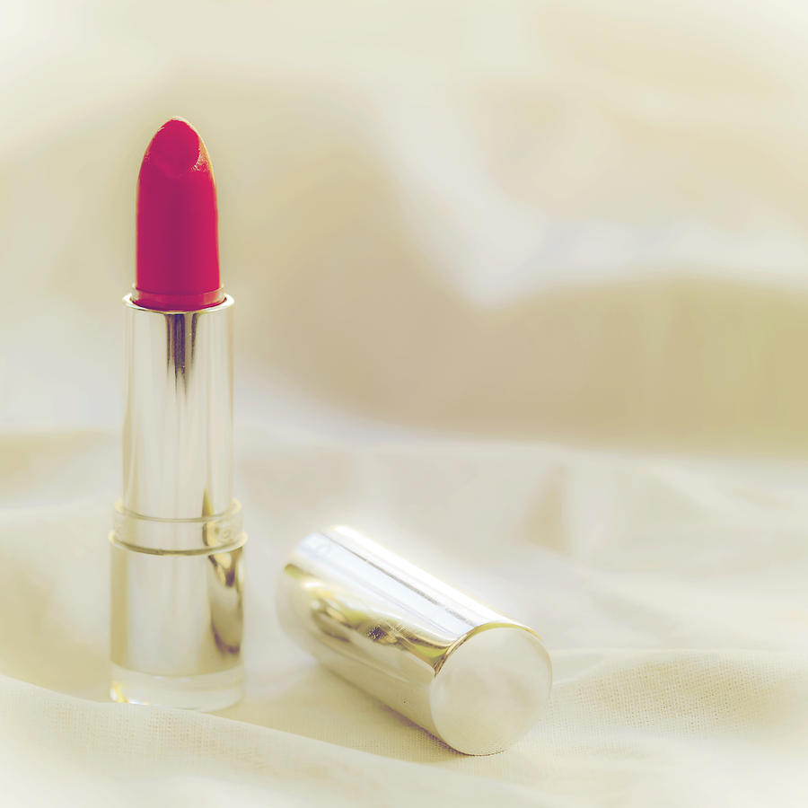 Scarf Photograph - Lipstick by Joana Kruse