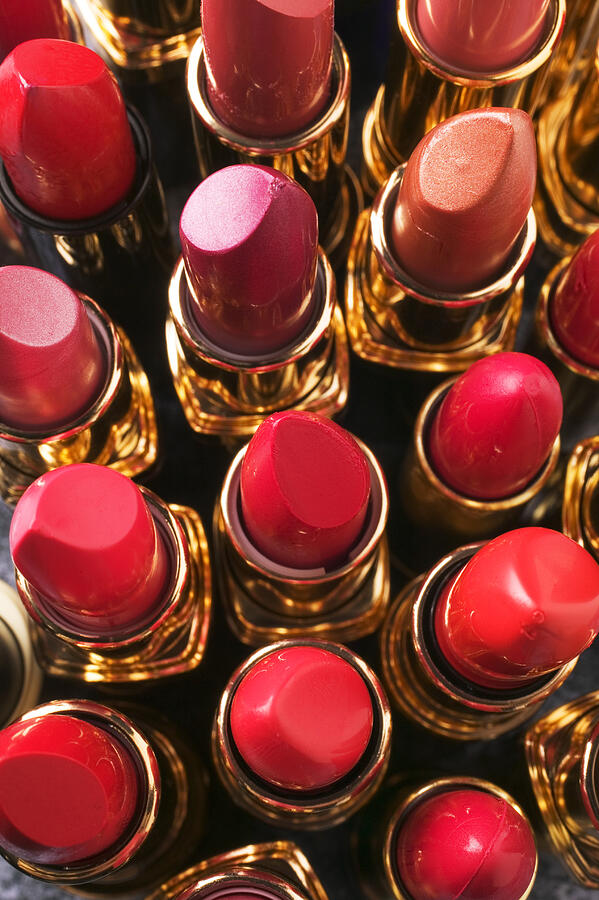 Still Life Photograph - Lipstick Rows by Garry Gay