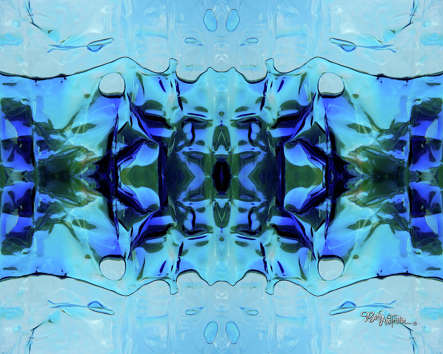 Liquid Abstract #0059-1 Digital Art by Barbara Tristan