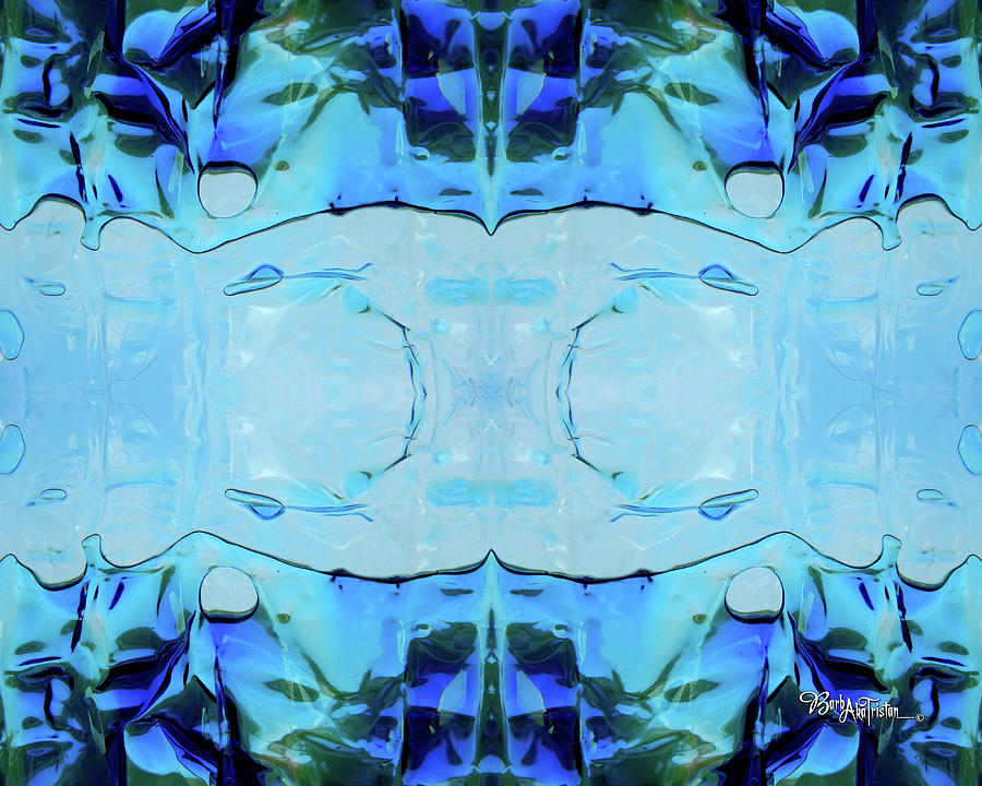 Liquid Abstract  #0059-2 Digital Art by Barbara Tristan