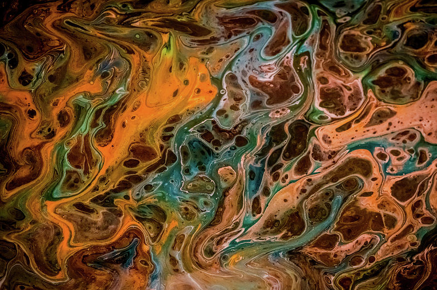 Liquid Abstract 1 Painting by Lilia D
