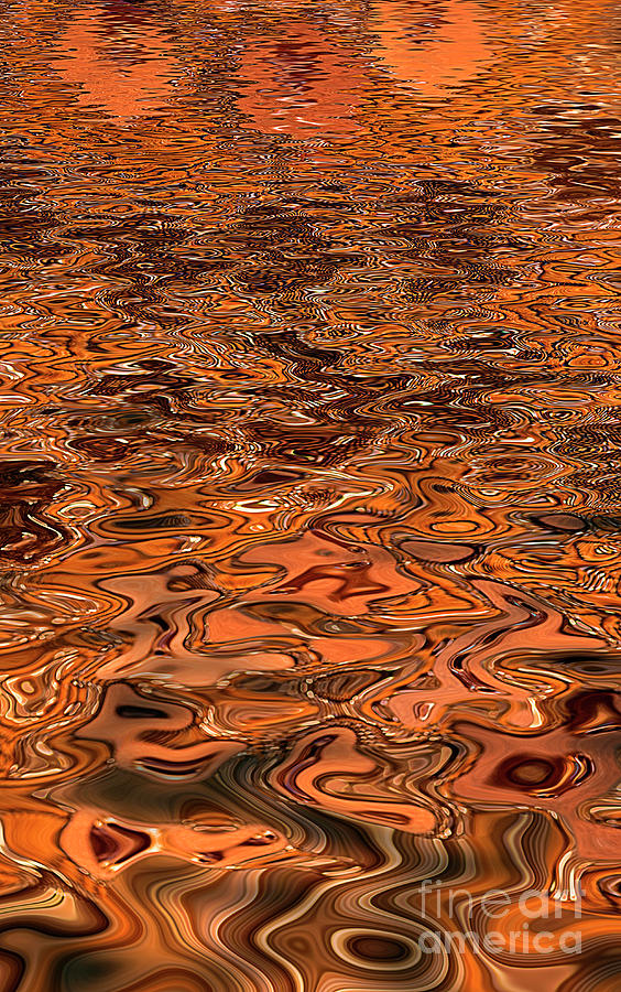 Pumpkin Digital Art - Liquid Copper by Elisabeth Lucas