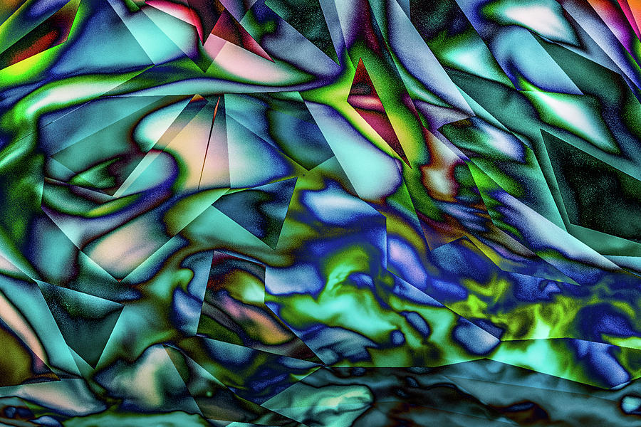 Liquid Geometric Abstract Photograph by Michael Arend
