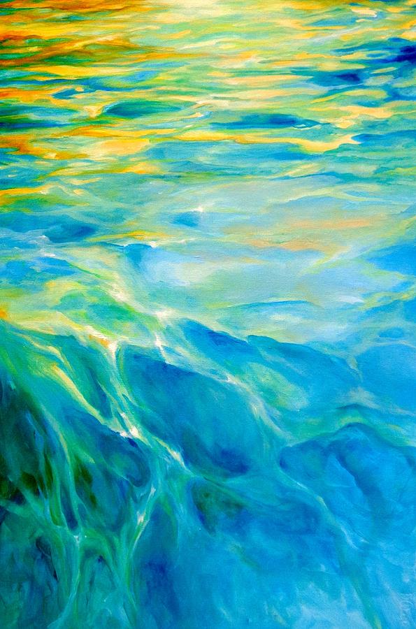 Nature Painting - Liquid Gold by Dina Dargo