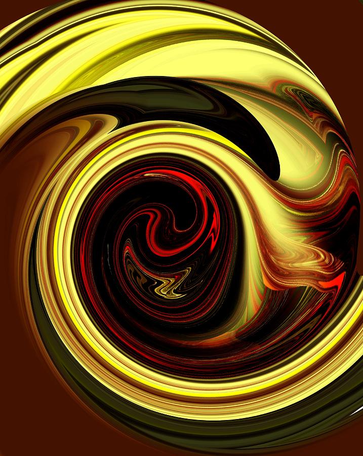 Liquid Gold Digital Art by Karen A Foster - Fine Art America