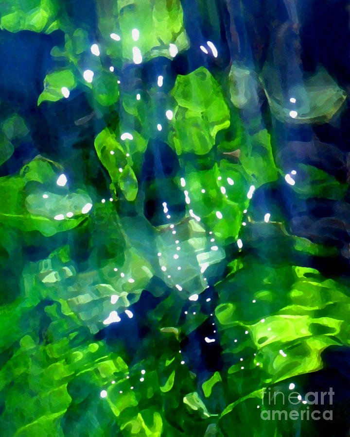 Abstract Photograph - Liquid Leaves by Terril Heilman
