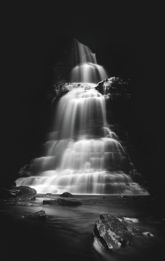 Liquid Light At Cathedral Falls  Photograph by Shane Holsclaw