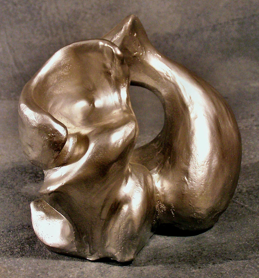 Liquid Silver Sculpture by Lonnie Tapia