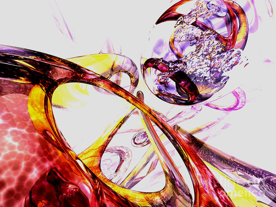 Abstract Digital Art - Liquified Abstract by Alexander Butler