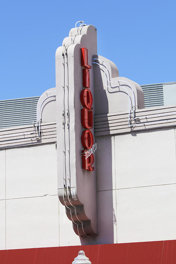Liquor and Tobacco Neon Sign Photograph by Art Block Collections