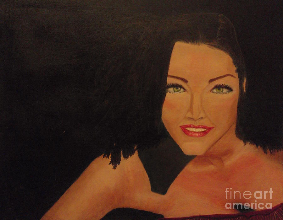Lisa Marie  Painting by Catalina Walker