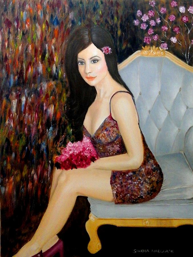 Impressionism Painting - Lisa by Shikha Narula