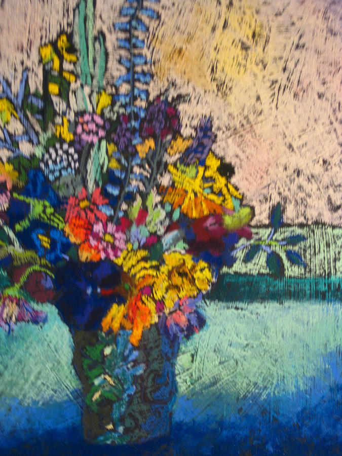Lisas Bouquet Pastel by Constance Gehring