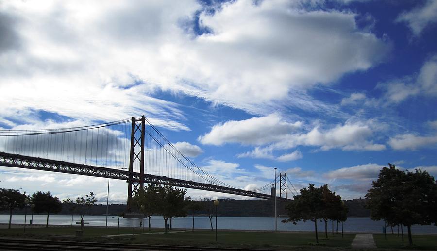 Lisbon Bridge V Portugal Photograph by John Shiron