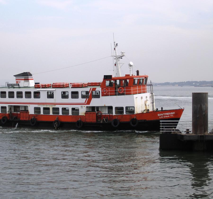 Lisbon Ferry Boat III Portugal Photograph by John Shiron