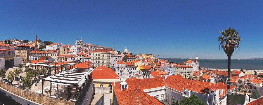Lisbon panorama 2 Photograph by Rudi Prott