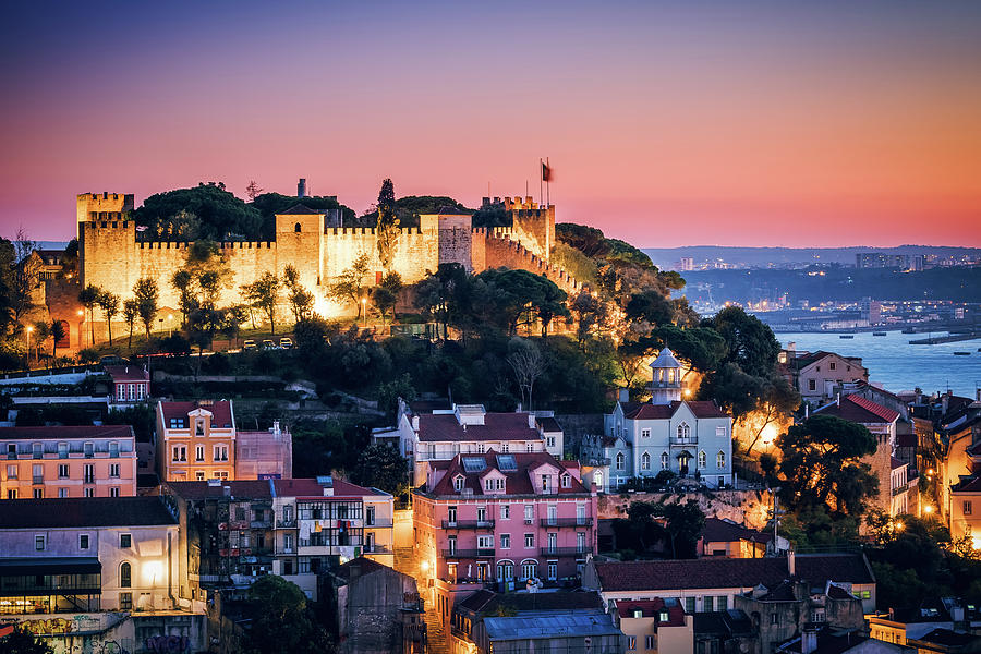 Lisbon - Sao Jorge Castle Photograph by Alexander Voss