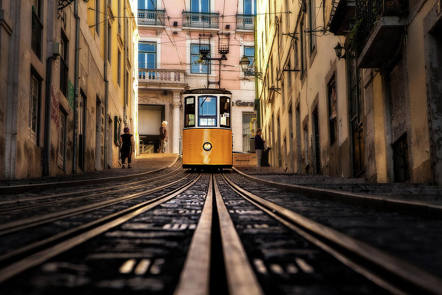 Lisbon scene Photograph by Jorge Maia
