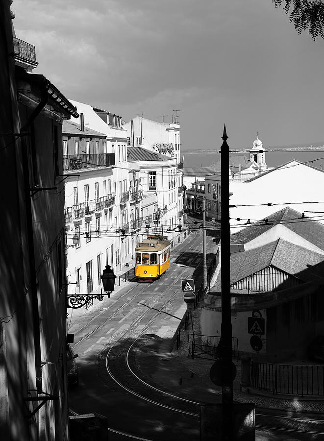 Lisbon Trolley 17c Photograph by Andrew Fare