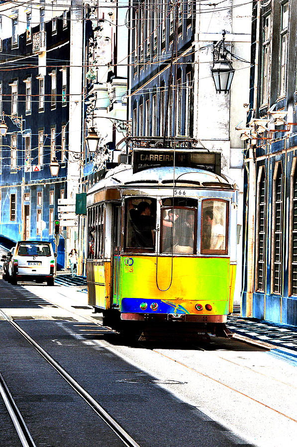 Lisbon Trolley Photograph by Allan Rothman