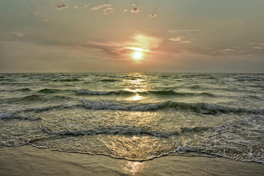 Sunset Photograph - Listen To The Sea by Joachim G Pinkawa