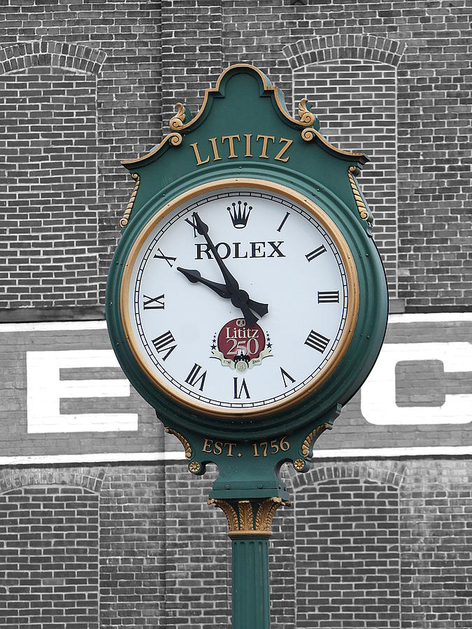 Lititz Clock Photograph by Richard Reeve