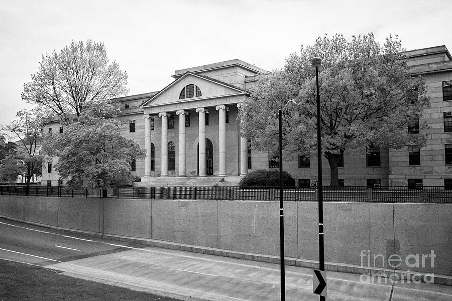 Boston Photograph - littauer center of public administration harvard university Boston USA by Joe Fox