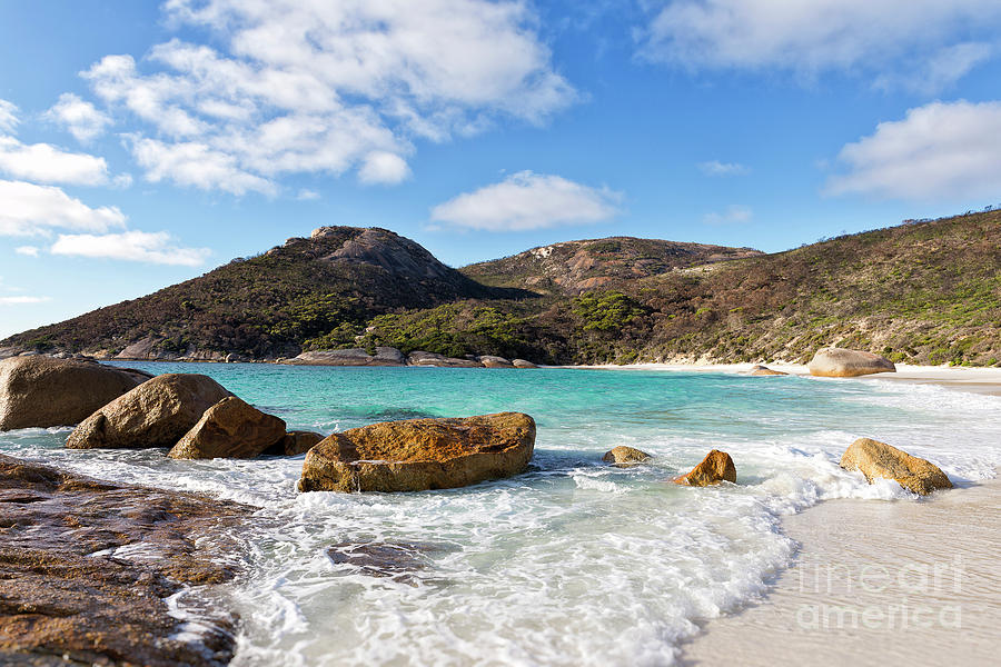 Whale Photograph - Little beach Two Peoples Bay Nature Reserve by Ivy Ho