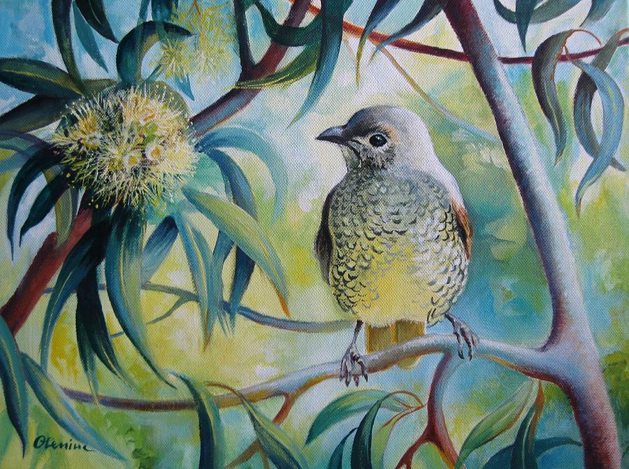 Little bird Painting by Elena Oleniuc