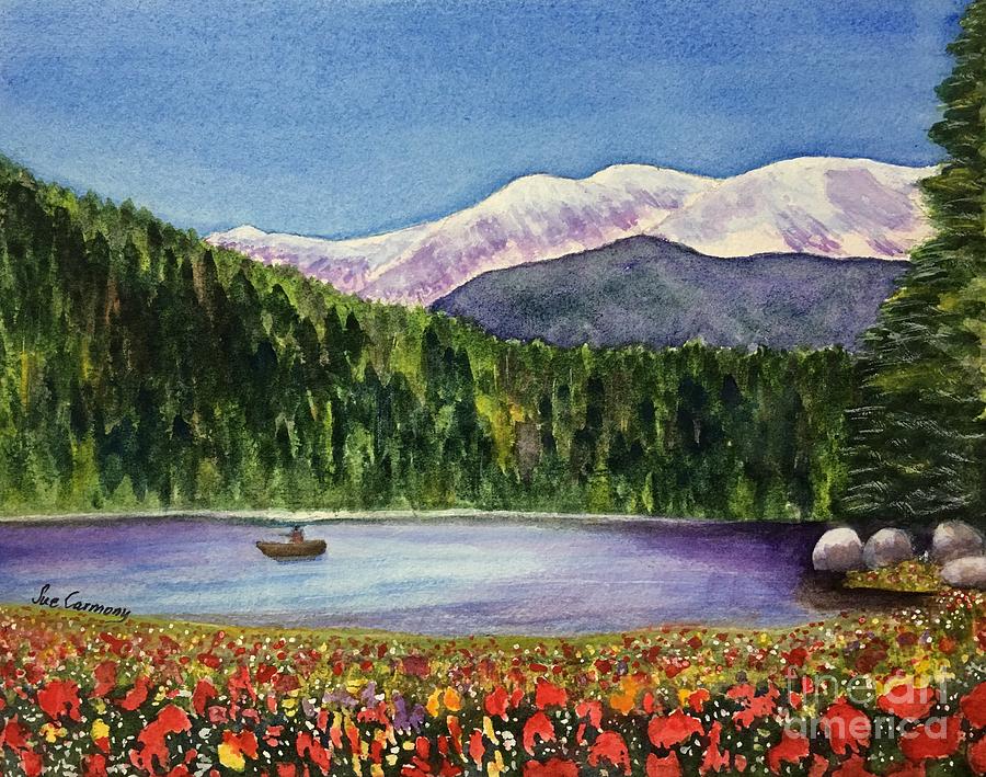 Little Bit of Paradise  Painting by Sue Carmony