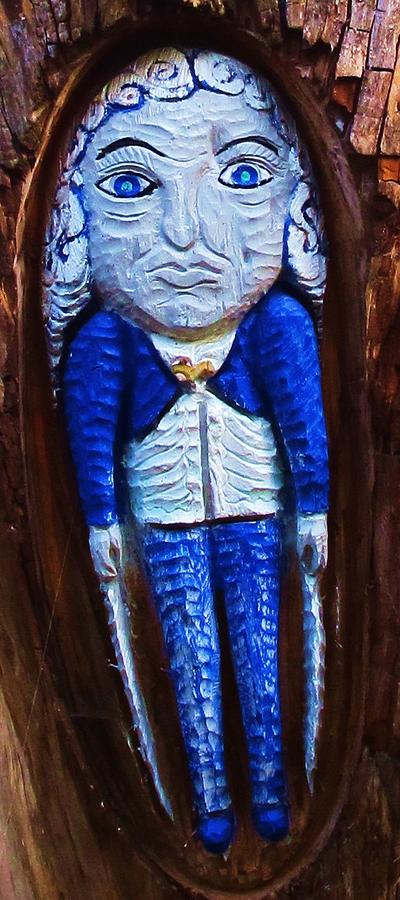Little Blue Person Photograph by John King I I I
