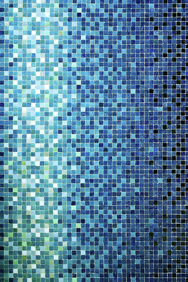 Little Blue Tiles Photograph by Carlos Caetano