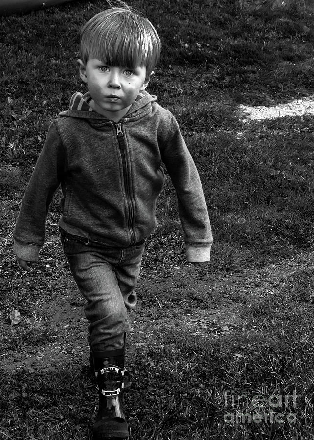 Little Boy Blue Photograph by Mim White